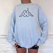 Baby Blue Kappa Sweatshirt- L